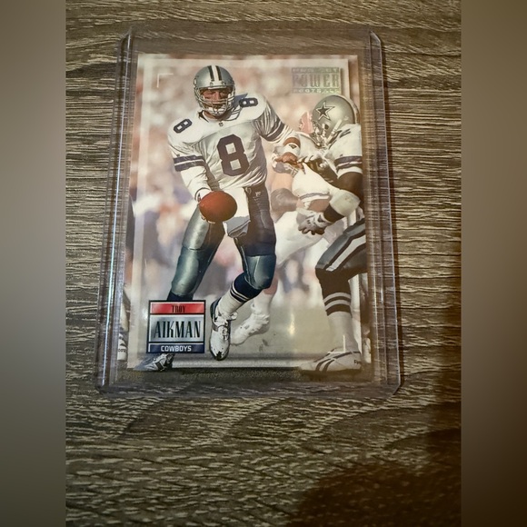 1993 Pro Set Power #8 Troy Aikman Dallas Cowboys - Picture 1 of 2
